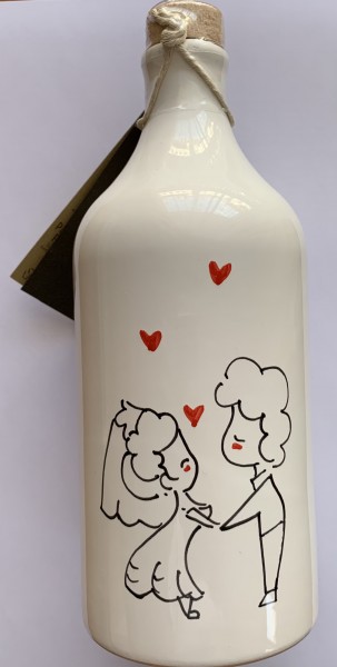 Olio extra vergine im Terrakotta-Krug "Love" - Muraglia