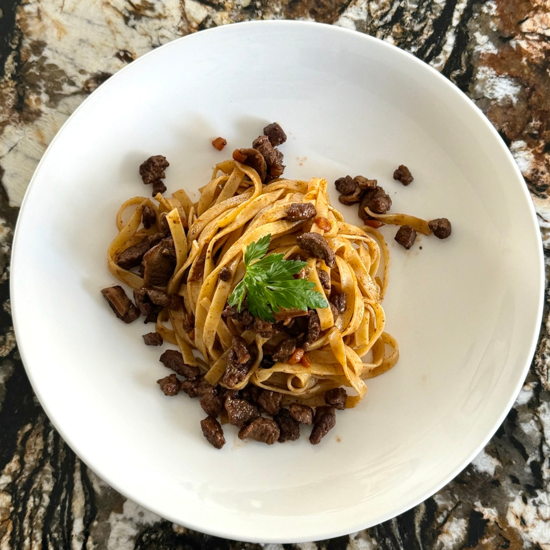 Rezept für kalte Tage Tagliatelle mit Wildragout Gusta.it