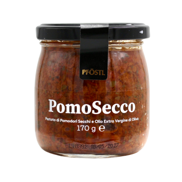 Pestato von sonnengetrockneten Tomaten in Olivenöl 170g_Delikatessen Pföstl