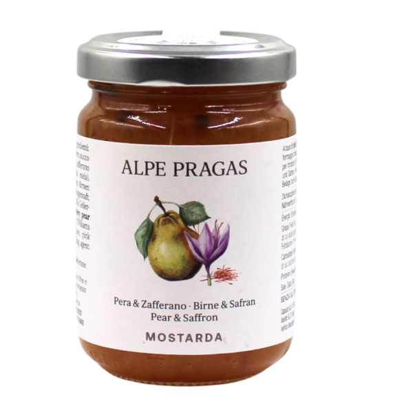 Mostarda Birne &amp; Safran 160g - Alpe Pragas