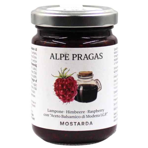 Mostarda Himbeere &amp; Balsamessig 160g - Alpe Pragas