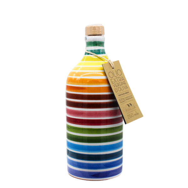 Olivenöl extra vergine d'Oliva Mittel Fruchtig - Keramikkrug 250ml Muraglia Apulien