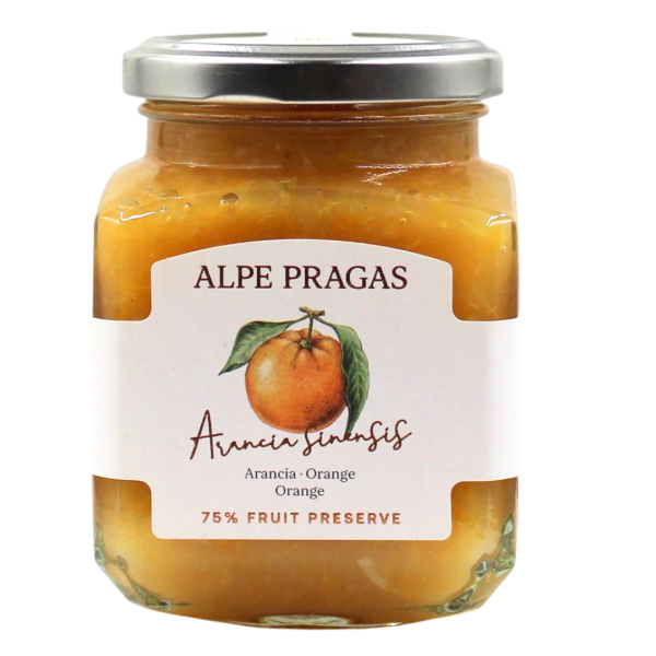 Fruchtaufstrich Orange 335g Alpe Pragas