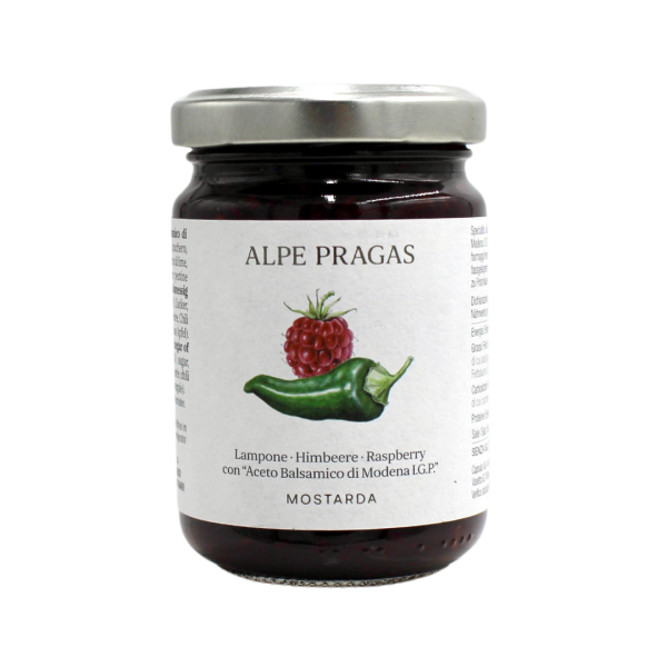 Mostarda Himbeere & Balsamessig_Delikatessen Pföstl