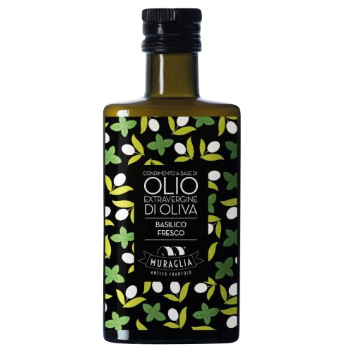 Olivenöl mit Basilikum 200ml Muraglia