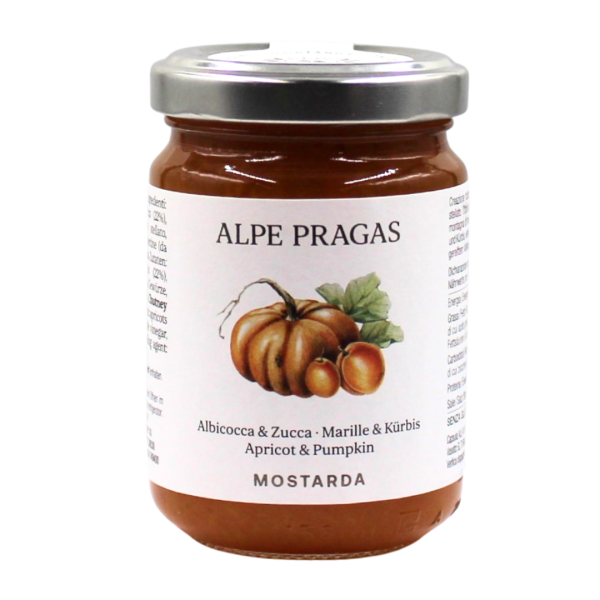 Mostarda Marille &amp; Kürbis 160g - Alpe Pragas